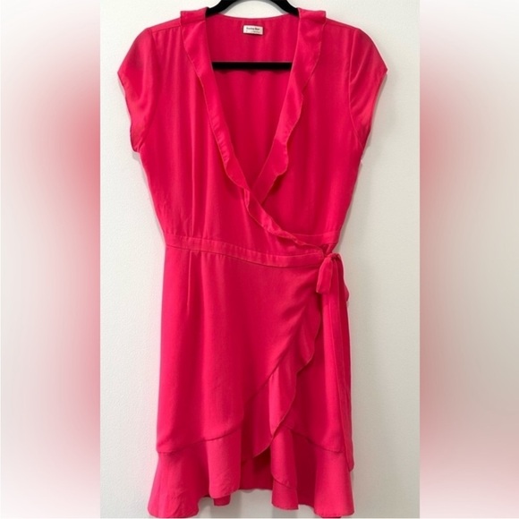 🌺 Aritzia Sunday Best Savoy Dress in hot Pink! absolutely gorgeous! - Picture 4 of 4